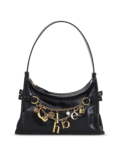 Chloe Charms Leather Hobo Bag