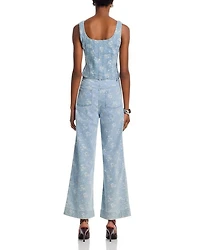 Petite Bouquet High Rise Jeans Cornflower Multi