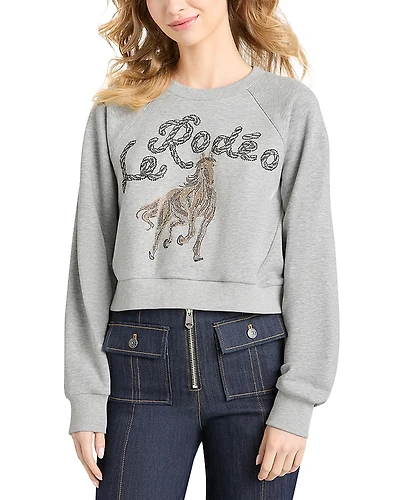 Cinq a Sept Jennifer Le Rodeo Pullover Sweatshirt
