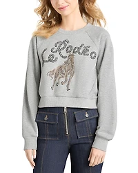 Cinq a Sept Jennifer Le Rodeo Pullover Sweatshirt