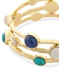 Stone Bangle Set - Exclusive