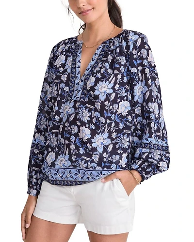 Thalia Floral Print Top