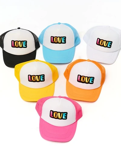 Girls' Trucker Hat with Patch