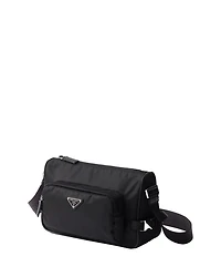 Re-Nylon and Saffiano Leather Shoulder Bag