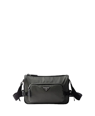 Prada Medium Re-Nylon and Saffiano Leather Shoulder Bag