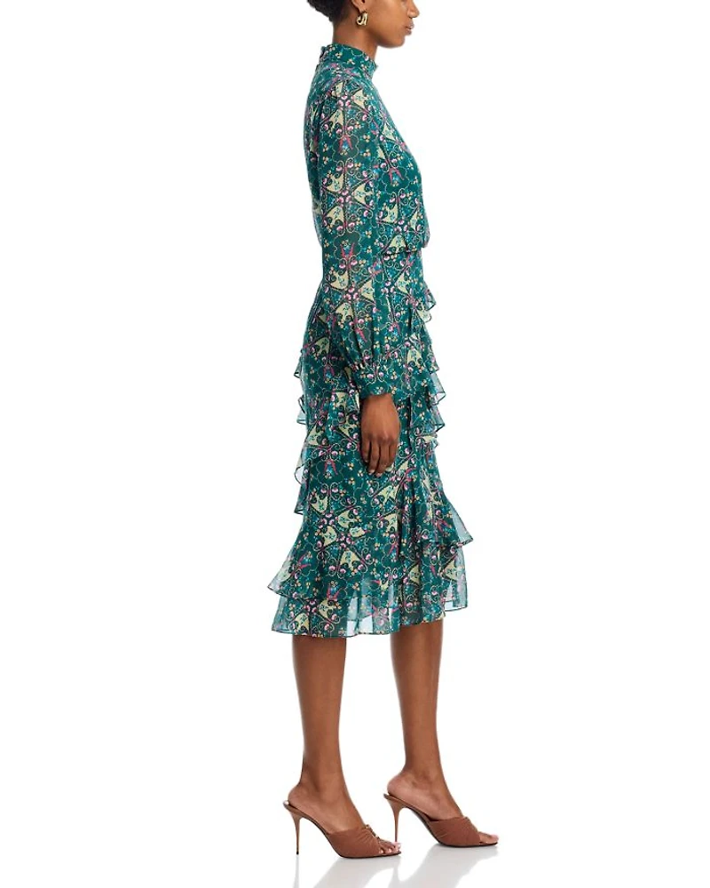 Isa Ruffled Dress