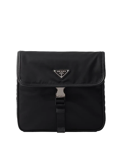 Prada Re-Nylon and Saffiano Leather Shoulder Bag