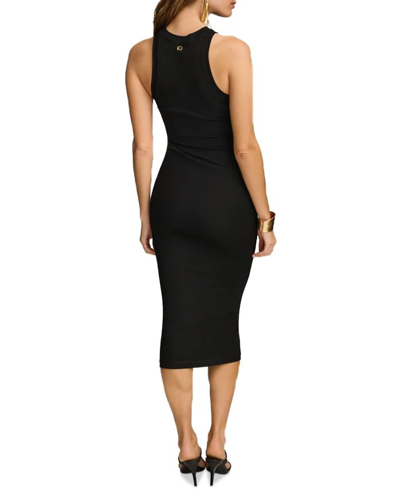 Ruched Side Midi Dress