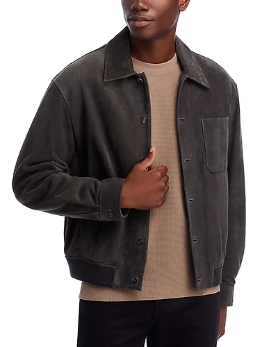 Frame Suede Bomber Jacket