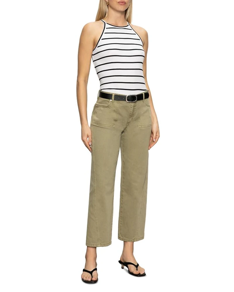 District High Rise Column Ankle Jeans Bamboo