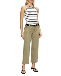 District High Rise Column Ankle Jeans Bamboo