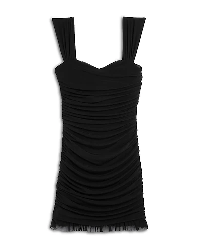 KatieJnyc Girls' Joey Sweetheart Ruched Dress - Big Kid