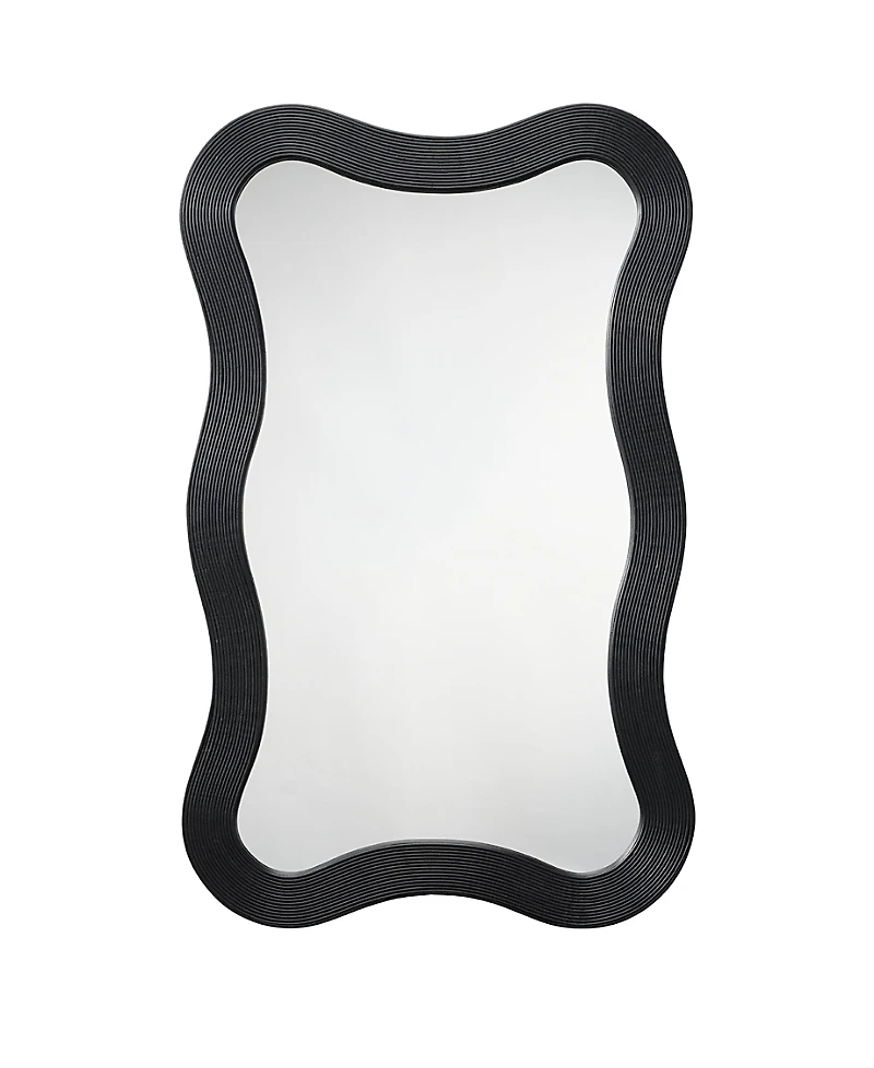 Jamie Young Deli Wavy Bamboo Wall Mirror