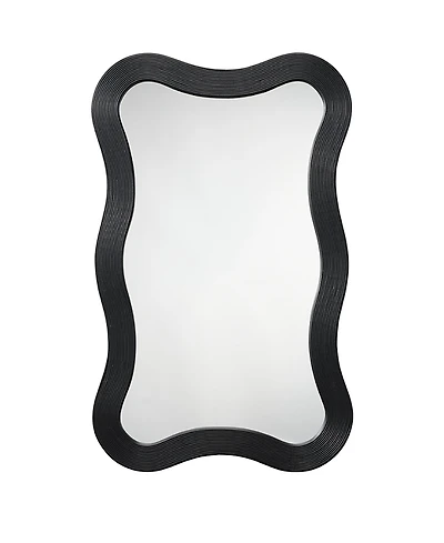 Jamie Young Deli Wavy Bamboo Wall Mirror