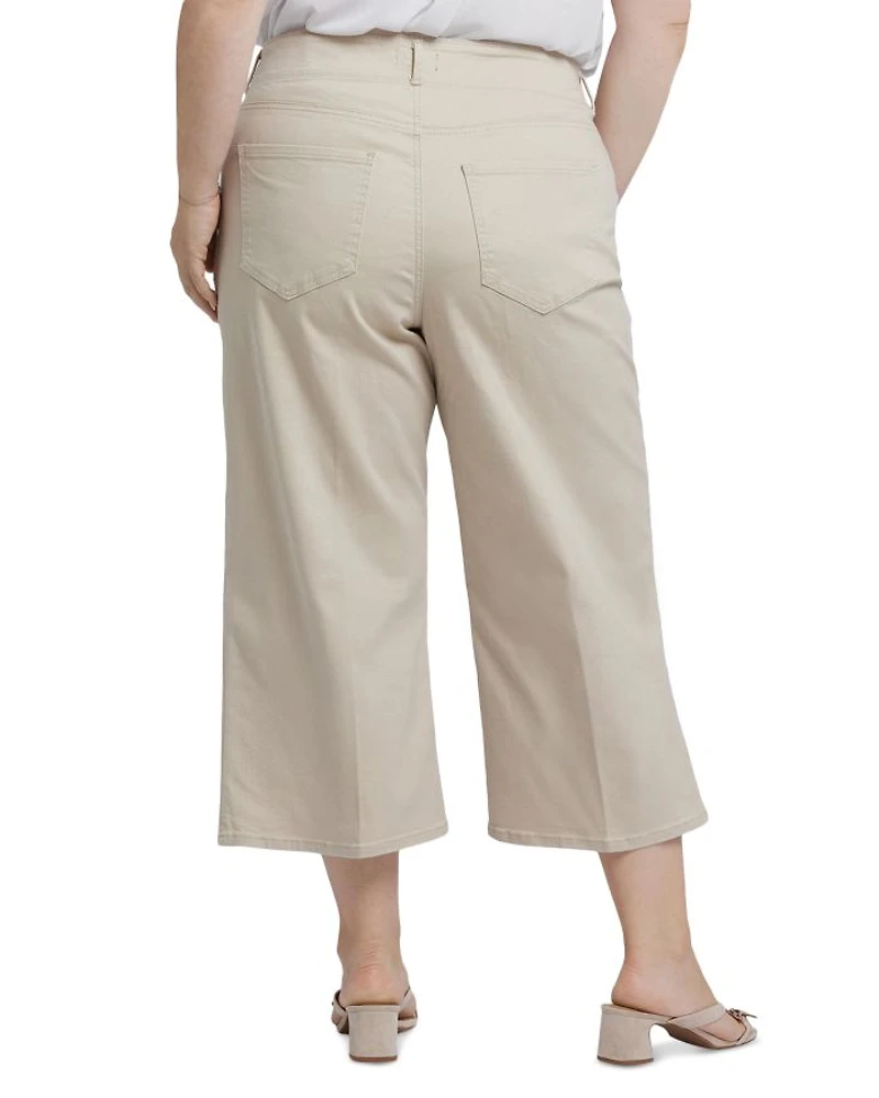 Brigitte Wide Leg Capri Pants