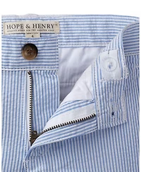 Unisex Hope & Henry Boys' Organic Seersucker Suit Pant