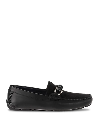 Ferragamo Men's Leather Drivers - Regular