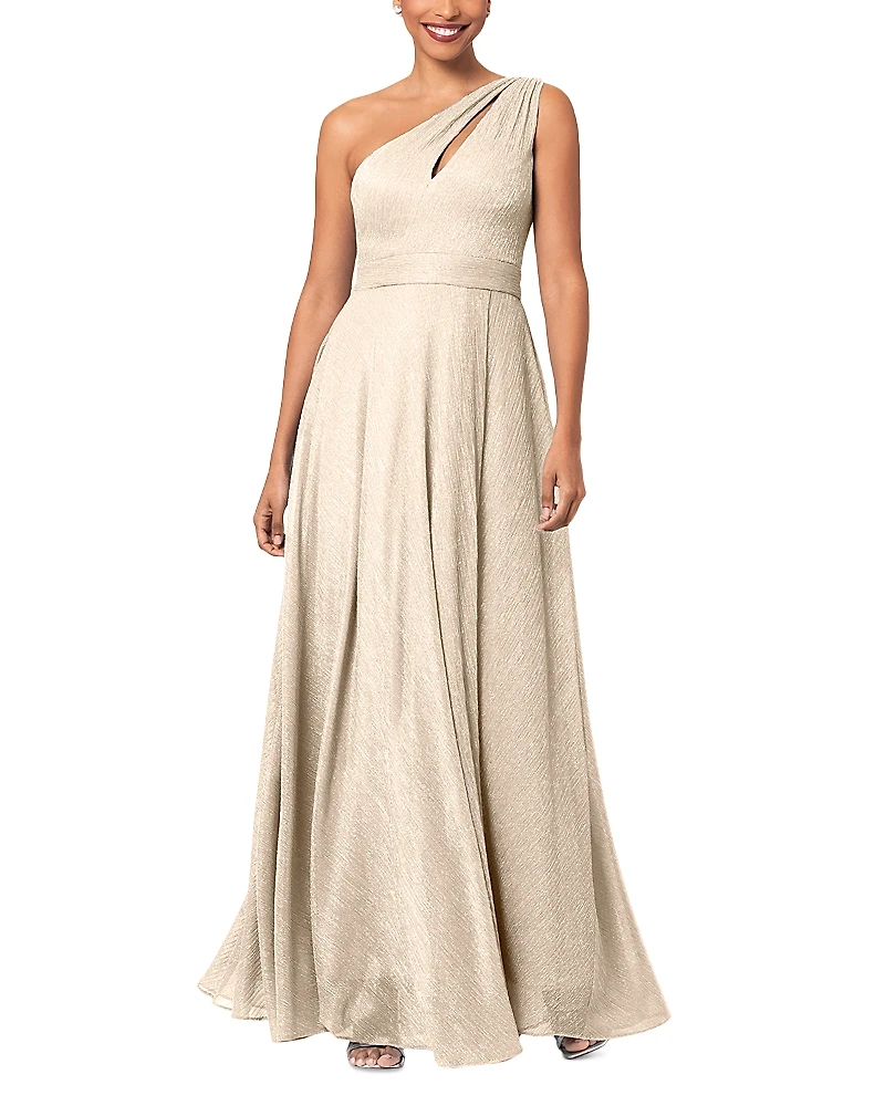 Bloomingdale's One Shoulder Evening Gown