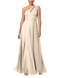 Bloomingdale's One Shoulder Evening Gown