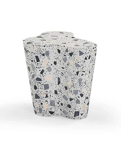 Tov Furniture Slab Terrazzo Side Table