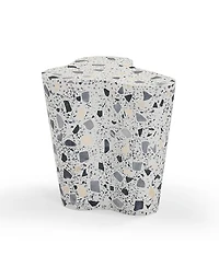 Tov Furniture Slab Terrazzo Side Table