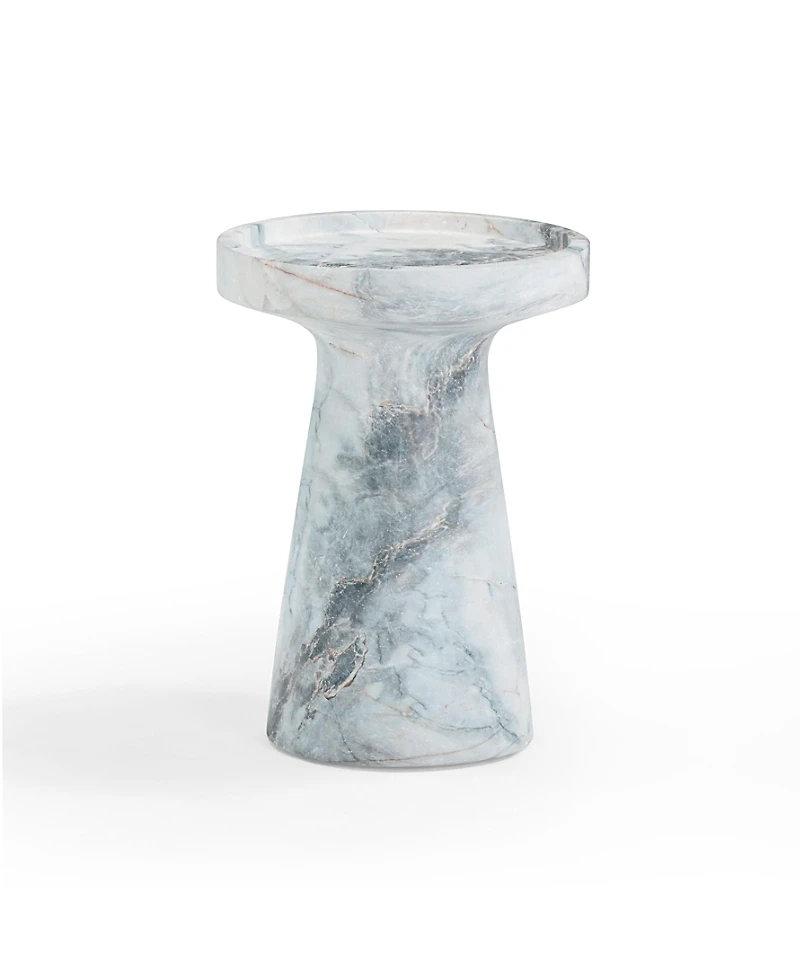 Tov Furniture Zara Marble Indoor and Outdoor Side Table