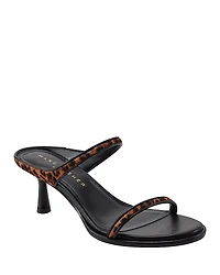 Marc Fisher Ltd. Women's Alondely Calf Hair Kitten Heel Sandals
