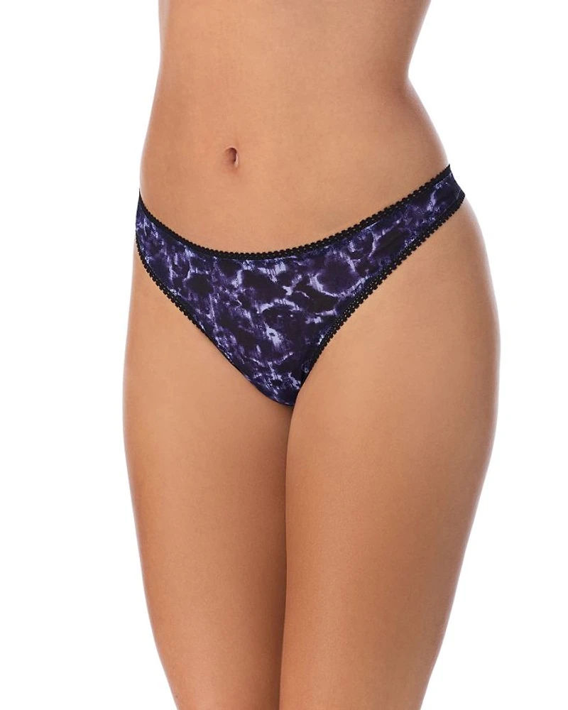 Printed Hipster Thong