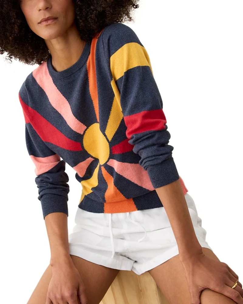 Exploded Sun Sweater