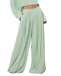 Alice and Olivia Jenna Pleated Wide Leg Pants