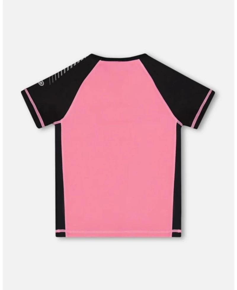 Girls' Printed Short Sleeve Athletic T-shirt