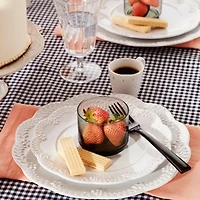 Lenox Chelsea Muse Floral White 12 Piece Dinnerware Set