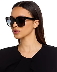 Selby Polarized Square Sunglasses, 54mm