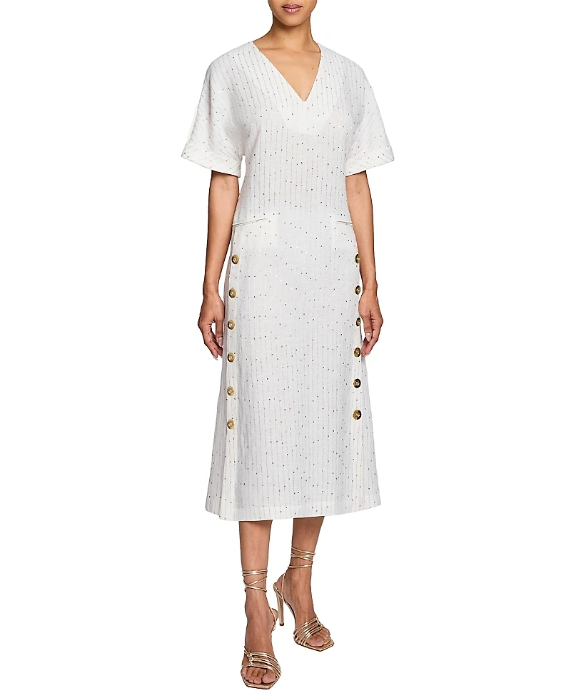 Santorelli Serafina Midi A-Line Shift Dress