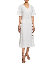 Santorelli Serafina Midi A-Line Shift Dress