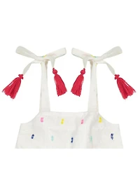 Girls' Bella Shoulder Tie Confetti Swiss Dot Sundress - Little Kid, Big Kid