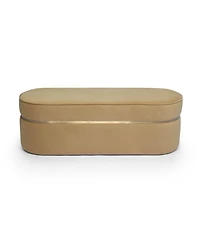 Pomp Honey Velvet Bench