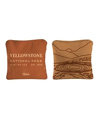6x6 Yellowstone National Park Durasuede + Turbo Polyglide Pilot Versacraft Cornhole Bags