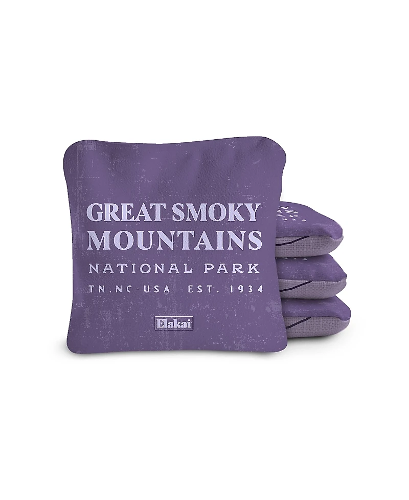 Elakai 4x4 Great Smoky Mountains National Park Durasuede + Turbo Polyglide Pilot Versacraft Cornhole Bags