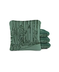 6x6 Redwood National Park Durasuede + Turbo Polyglide Pilot Versacraft Cornhole Bags