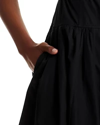 Short Sleeve Belted Dress