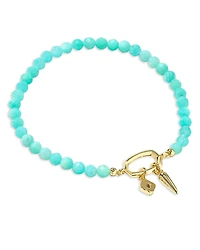 Kendra Scott Sylvia Teal Amazonite Stretch Bracelet