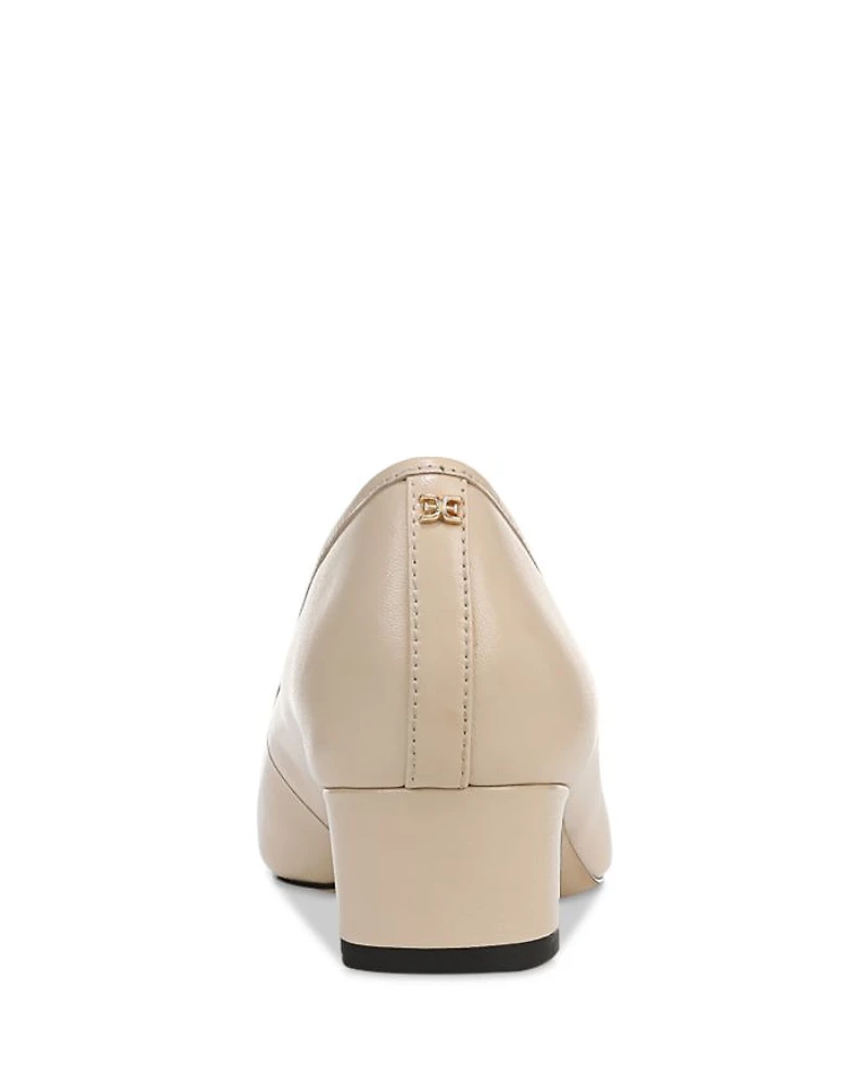 Women's Rinda Leather Kitten Heel Pumps