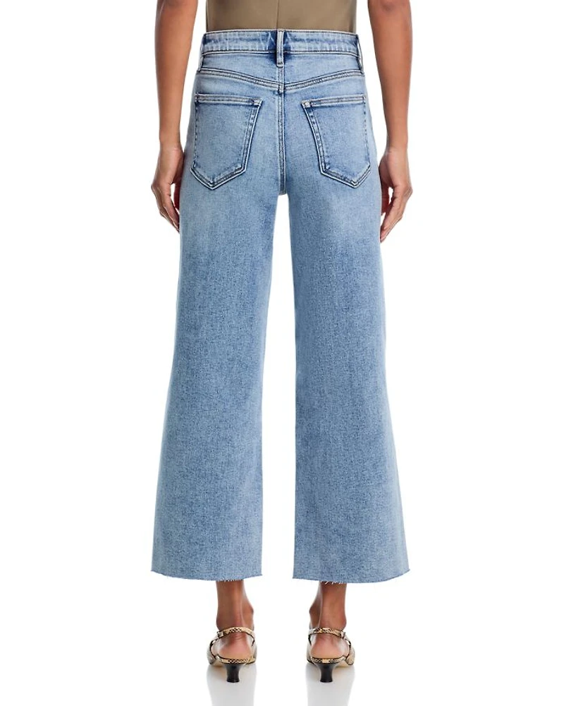 High Rise Wide Leg Jeans Medium Wash - Exclusive