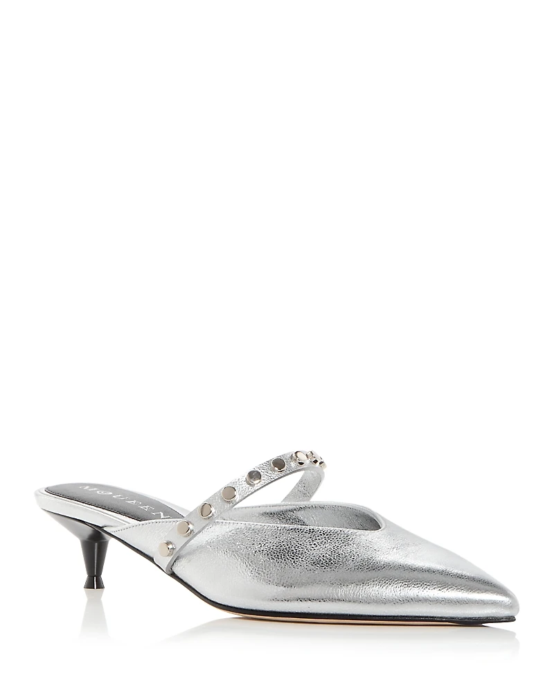 McQueen Women's Embellished Mules