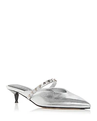 McQueen Women's Embellished Mules