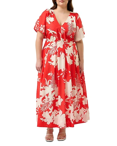 Estelle Plus Solstice Pleated Maxi Dress