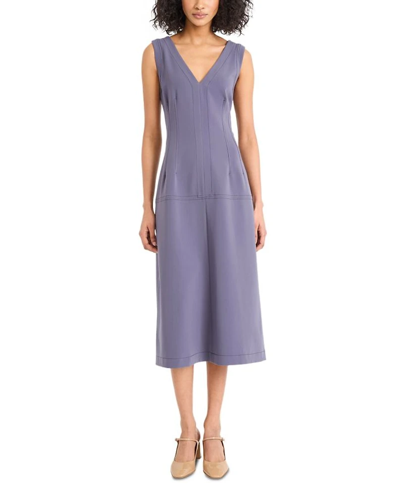 Drop Waist Midi Dress