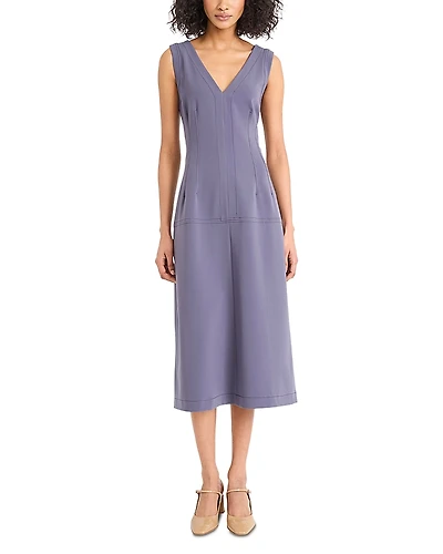 Luxely Drop Waist Midi Dress