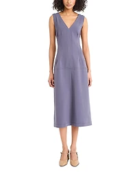 Luxely Drop Waist Midi Dress